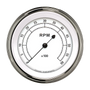 Classic Instruments CW60SLC - CLASSIC WHITE 3IN TACH 6000 RPM