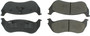 Centric 300.0881 - Premium Semi-Metallic Br ake Pads with Shims and