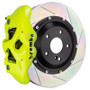 Brembo 2S2.9010A7 - 17 F150 Raptor Rear GT BBK 4 Piston Cast 380x28 2pc Rotor Slotted Type-1- Fluo. Yellow
