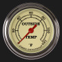 Classic Instruments VT199SLF - Vintage 2 1/8" Outside Air Temp. Gauge