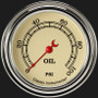 Classic Instruments VT381SLF - Vintage 2 5/8" Oil Pressure Gauge