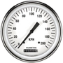 Classic Instruments WH58SLC - WHITE HOT 5IN SPEEDO 200 KPH