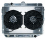 Cold Case Radiators MOP750AK - 66-74 A,B,C,E Body AC Aluminum Performance Radiator And 12 Inch Dual Fan Kit AT 17x26 Inch