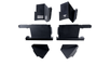 Combat Off Road 35-1069 - Jeep JT Gladiator Aluminum Inner Fender Liners Rear Pair Combat Offroad
