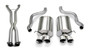 Corsa Performance 14169CB4 - 2.5 Inch Cat-Back Sport Dual Exhaust Polished 3.5 Inch Tips 05-08 Corvette Manual/A4 Auto Trans 6.0L/6.2L Stainless Steel  Performance