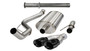 Corsa Performance 14760BLK - 3.0 Inch Cat-Back Xtreme Single Side Exit Exhaust 4.0 Inch Black Tips 11-14 Ford F150 Raptor 6.2L V8 144.0 Inch Wheelbase Stainless Steel  Performance