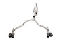 Corsa Performance 21129BLK - 2021-2025 Tahoe / GMC Yukon 4DR 6.2L 4WD Dual Rear 3in - 2.75in Sport Cat-Back DW 4in BLKTips