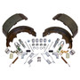 Crown Automotive Jeep Replacement 4723367MK - Rear Brake Shoe Service Kit 90-00 Jeep TJ, YJ, XJ, MJ w/ 9" x 2-1/2" Rear Brakes