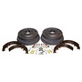 Crown Automotive Jeep Replacement 52001151K - Rear Drum Service Brake Kit for Jeep XJ, MJ, YJ w/ 10"x1-3/4" & D35 Rear Axle