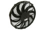 CSF 2858FB - 92-00 Honda Civic All-Aluminum Fan Shroud w/12in SPAL Fan - Black Finish