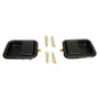 Crown Automotive Jeep Replacement 55076222K - Black Exterior Door Handle Kit for 1981-06 Jeep CJs, YJ, TJ w/ Full Steel Doors Crown Automotive Jeep Replacement 55076222K - Black Exterior Door Handle Kit for 1981-06 Jeep CJs, YJ, TJ w/ Full Steel Doors
