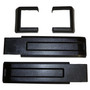 Crown Automotive Jeep Replacement 55397091K - Upper & Lower Tailgate Hinge Cover Set for 2007-2018 Jeep JK Wrangler Crown Automotive Jeep Replacement 55397091K - Upper & Lower Tailgate Hinge Cover Set for 2007-2018 Jeep JK Wrangler