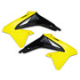 Cycra 1CYC-1869-55 - 08-17 Suzuki RMZ-450 Powerflow Radiator Shrouds - Yellow