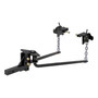 CURT 17050 - Round Bar Weight Distribution Hitch with Integrated Lubrication (5-6K)