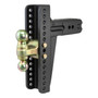 CURT 45928 - Adjustable Channel Mount with Dual Ball (3" Shank, 21,000 lbs., 10-5/8" Drop)