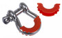 Daystar KU70056AG - D-RING / Shackle Isolator Orange Pair