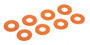 Daystar KU71074FA - D-RING / Shackle Washers Set Of 8 Fl. Orange
