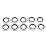 Deatschwerks 6-02-0335 - 10AN Rubber and Metal Crush Washer (Pack Of 10)