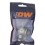 Deatschwerks 6-02-0418 - 10AN ORB Male to 8AN Male Flare Low Profile 90-Degree Swivel - Anodized DW Titanium