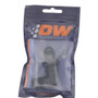 Deatschwerks 6-02-0711-B - 8AN Male Flare to 8AN Male Flare Bulkhead Adapter 90-Degree - Anodized Matte Black