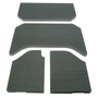 DEI 50131 - 07-10 Jeep Wrangler JK 4-Door Boom Mat Headliner - 4 Piece - Black