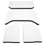 DEI 50135 - 07-10 Jeep Wrangler JK 4-Door Boom Mat Headliner - 4 Piece - White