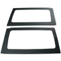 DEI 50165 - '11-'18 Wrangler JK 2-Door Black Leather Look Rear Side Window Only 0