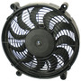 Derale 16214 - 14" High Output Single RAD Pusher/Puller Fan with Premium Mount Kit