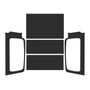 DEI 50601 - 04-06 Jeep Wrangler LJ Unliminted Headliner Complete Kit - Black