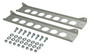 Derale 50023 - Single Stacked Plate Brushed Aluminum Brackets With Mounting Hardware