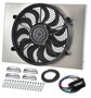 Derale 66828 - Powerpack - High Output Single 17" RAD Fan/Alum Shroud Kit w/ PWM Controller