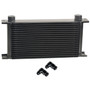 Derale 51988 - 19 Row Series 10000 Stack Plate Fluid Cooler, 90 degree swivel -8AN