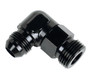 Derale 59508 - Aluminum Swivel Fitting 90° 7/8-14 UNF x -8AN Male