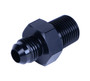 Derale 59206 - Straight AN fitting, straight NPT fitting, 3/8" npt x -6AN male