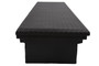 DEE ZEE DZ8170LTB - Deezee Universal Tool Box - Red Crossover - Single Lid Black BT (Low/Txt Blk)