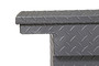 DEE ZEE DZ8170LTB - Deezee Universal Tool Box - Red Crossover - Single Lid Black BT (Low/Txt Blk)