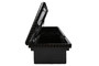 DEE ZEE DZ8170LB - Deezee Universal Tool Box - Red Crossover - Single Lid Black BT (Low)
