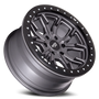 Dirty Life 9303-7983MGT12 - Race Wheels DT-1 9303 Satin Gunmetal 17X9 6-139.7 -12Mm 106Mm