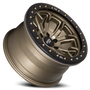 Dirty Life 9303-7983MGD12 - Race Wheels DT-1 9303 Satin Gold W/Simulated Ring 17X9 6-139.7 -12Mm 106Mm