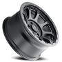 Dirty Life 9307-7873MB - Race Wheels Drifter 9307 Satin Black 17X8.5 5-127 -6Mm 78.1Mm