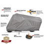 Dowco 50006-07 - WeatherAll Plus Motorcycle Cover Gray - 3XL