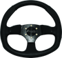 DragonFire Racing 520969 - Steering Wheels - D-Shaped- Vinyl- Black- 0in offset