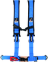 DragonFire Racing 521322 - Harness- H-Style- 4-Point- 2in Buckle- Blue