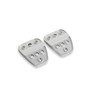 Drake Muscle 5R3Z-2457-9735M - Cars Billet Pedal Cover Set Manual Transmission