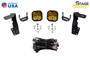 Diode Dynamics DD6619 - Stage Series 2in LED Ditch Light Kit for 2015-2021 Subaru WRX/STi, Pro Yellow Combo