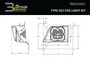 Diode Dynamics DD7128 - SS3 Max Type SV2 Kit ABL Yellow SAE Fog