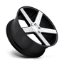 Dub S217240089+31 - S217 Baller 24X10 Gloss Black Brushed