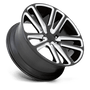 Dub S255229584+25 - S255 Flex 22X9.5 Gloss Black Milled