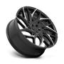 Dub S259260084+25 - S259 G.O.A.T. 26X10 Gloss Black With Machined Spokes