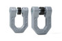 DV8 Offroad UNSK-01GR - Elite Series D-Ring Shackles - Pair (Gray)